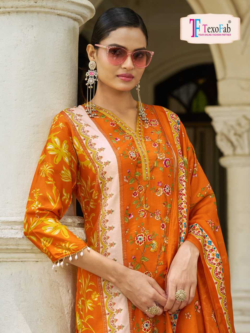 YNF Wholesale Crepe Silk Ladies Silk Suit KESH448 Kalamkari Vol-02 | Surat Manufacturer