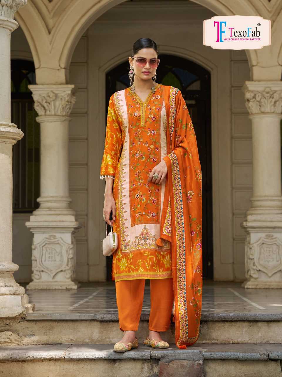 YNF Wholesale Crepe Silk Ladies Silk Suit KESH448 Kalamkari Vol-02 | Surat Manufacturer