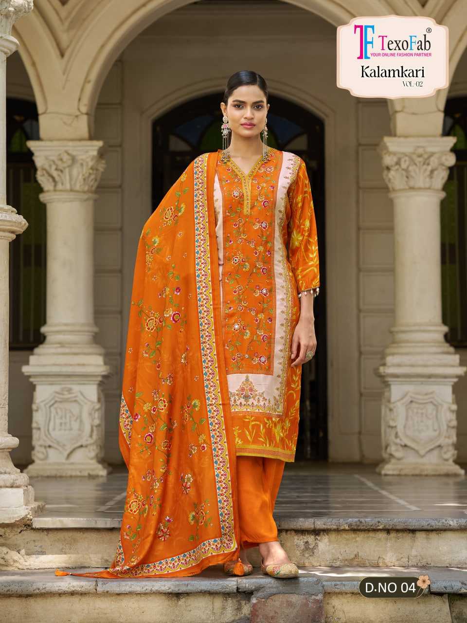 YNF Wholesale Crepe Silk Ladies Silk Suit KESH448 Kalamkari Vol-02 | Surat Manufacturer