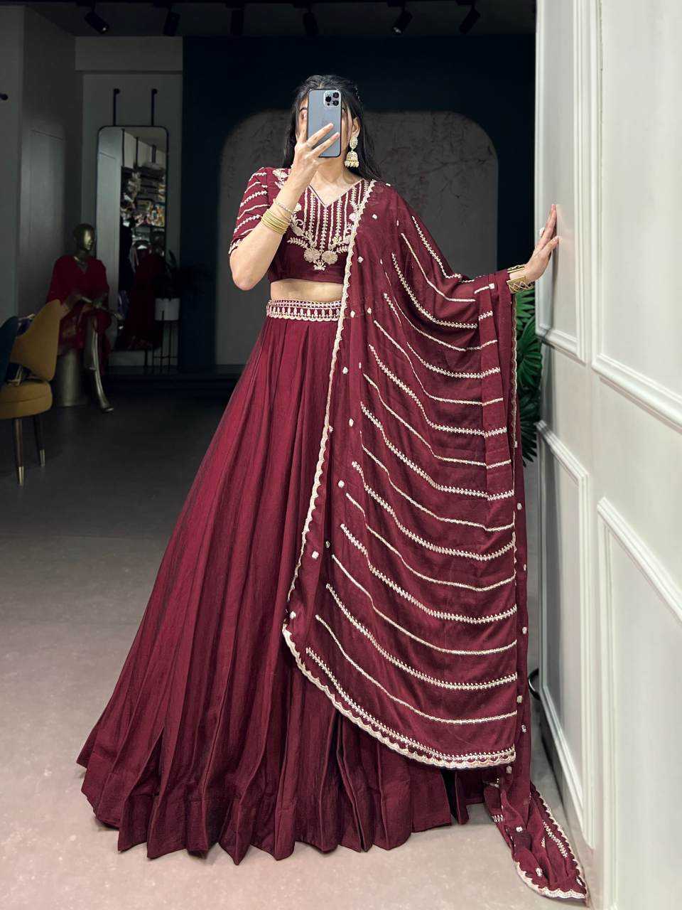 YNF Wholesale Crunchi Designer Lehenga KESH530 PRANATI | Surat Manufacturer