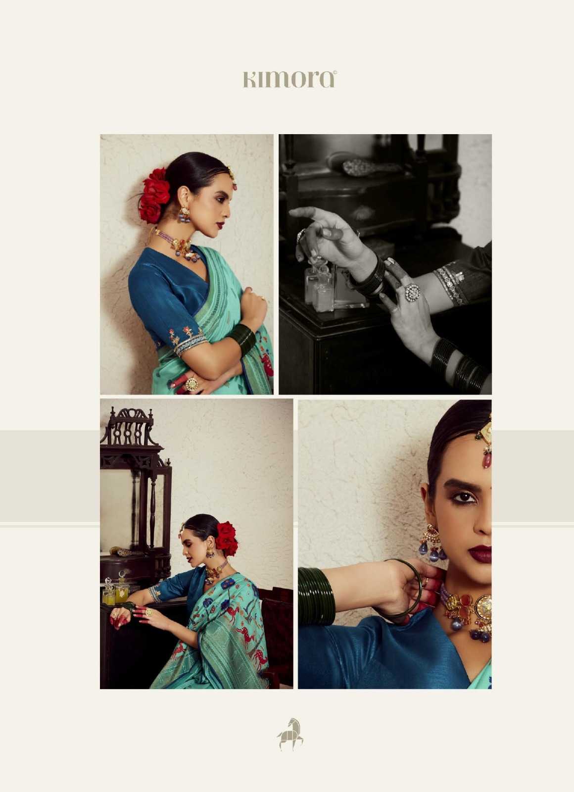 YNF Wholesale Fancy Designer Sarees KESH113 Kimora Meera Vol-14 | Surat Manufacturer