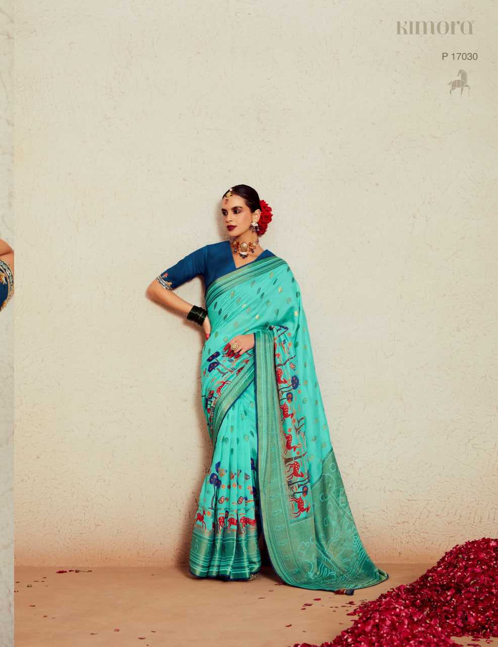 YNF Wholesale Fancy Designer Sarees KESH113 Kimora Meera Vol-14 | Surat Manufacturer