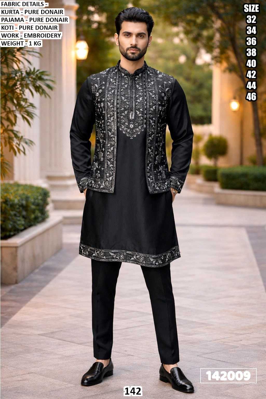 YNF Wholesale Fancy Mens Kurta Pyjama KESH481 142 | Surat Manufacturer