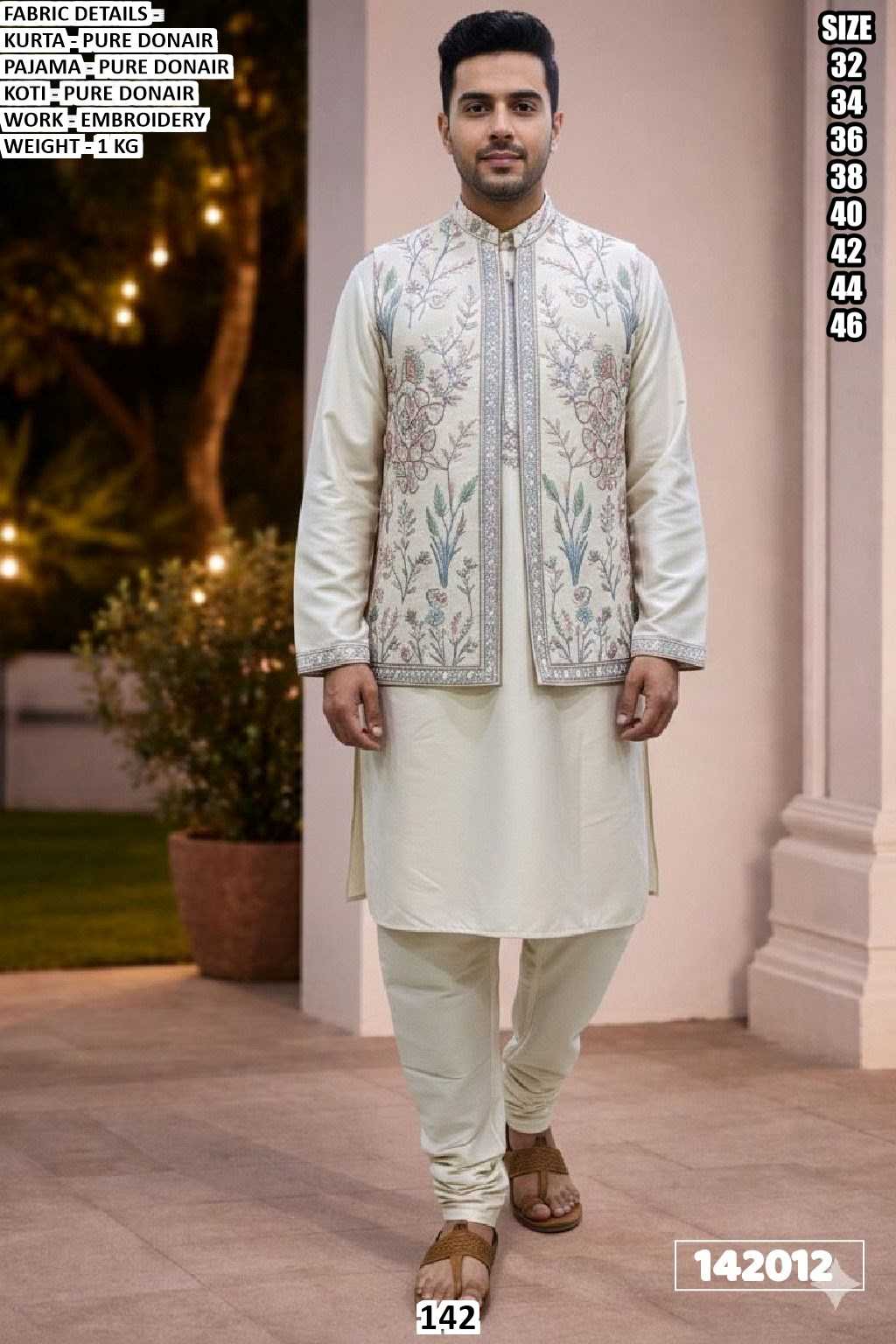YNF Wholesale Fancy Mens Kurta Pyjama KESH481 142 | Surat Manufacturer