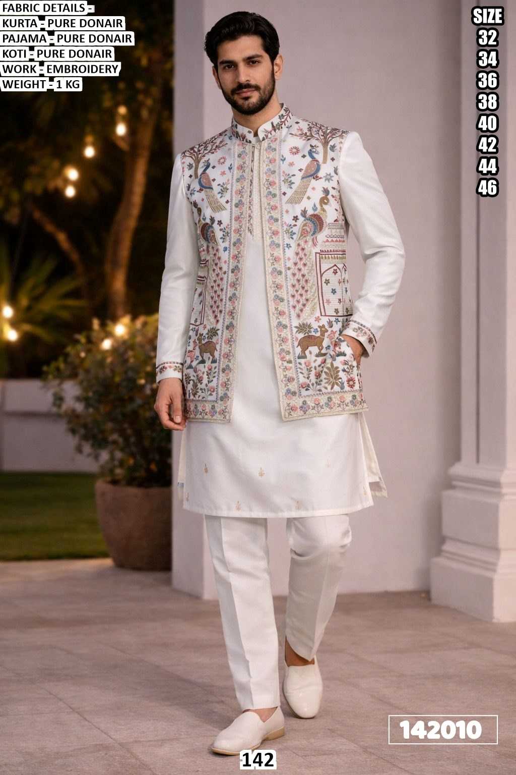 YNF Wholesale Fancy Mens Kurta Pyjama KESH481 142 | Surat Manufacturer
