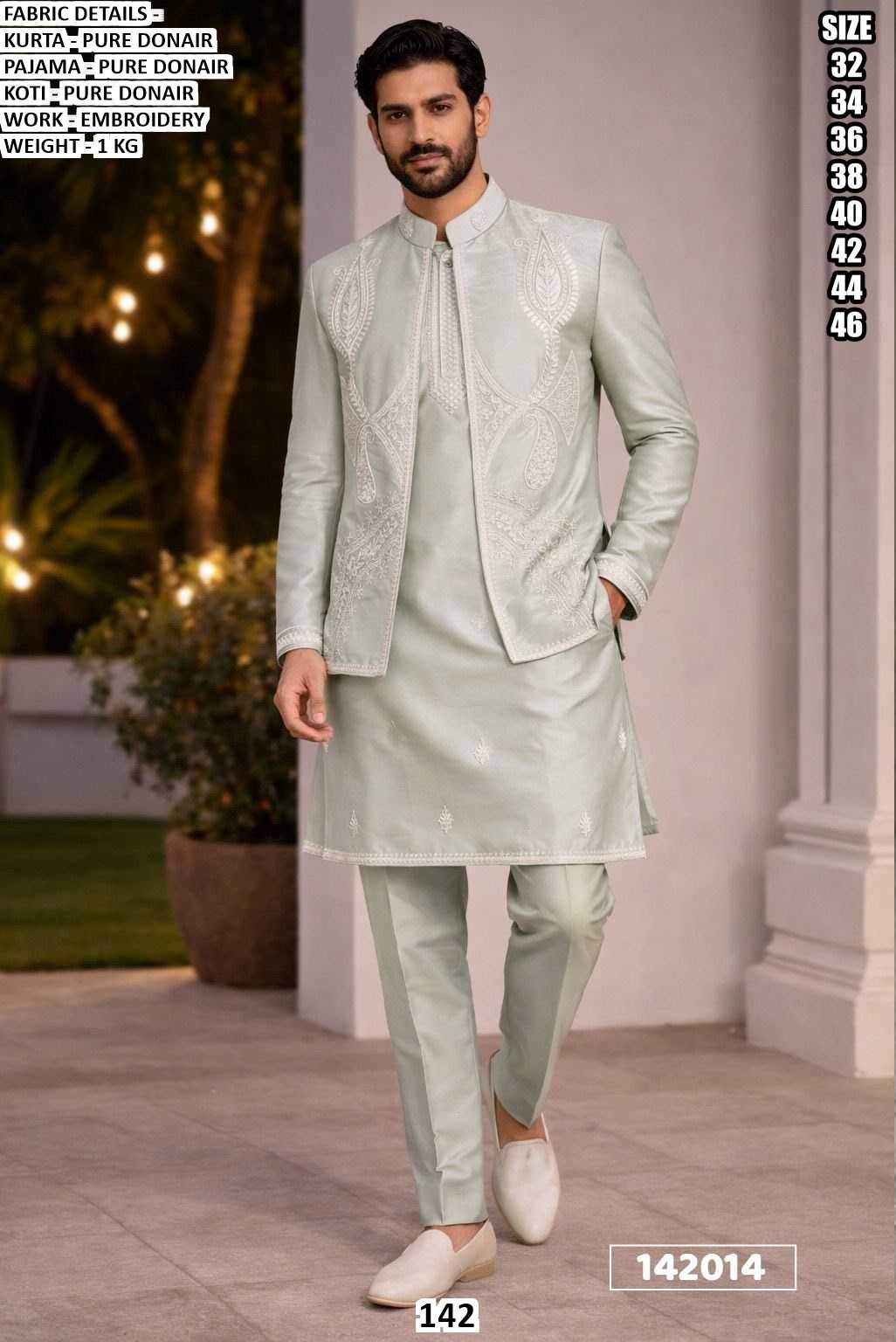 YNF Wholesale Fancy Mens Kurta Pyjama KESH481 142 | Surat Manufacturer