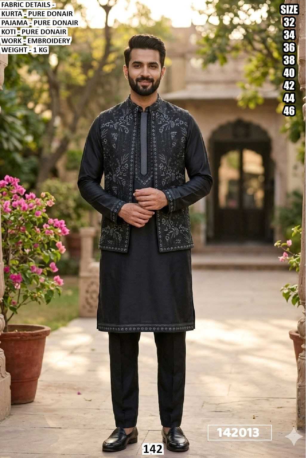 YNF Wholesale Fancy Mens Kurta Pyjama KESH481 142 | Surat Manufacturer