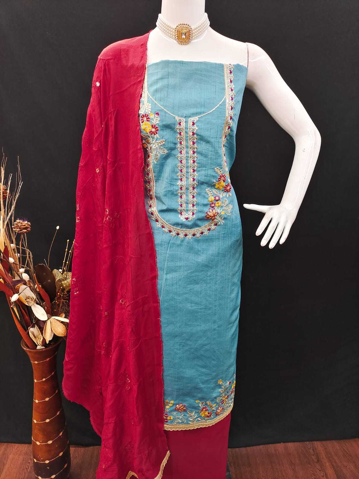 YNF Wholesale Fancy Unstitched Suits KESH648 1528 | Surat Manufacturer