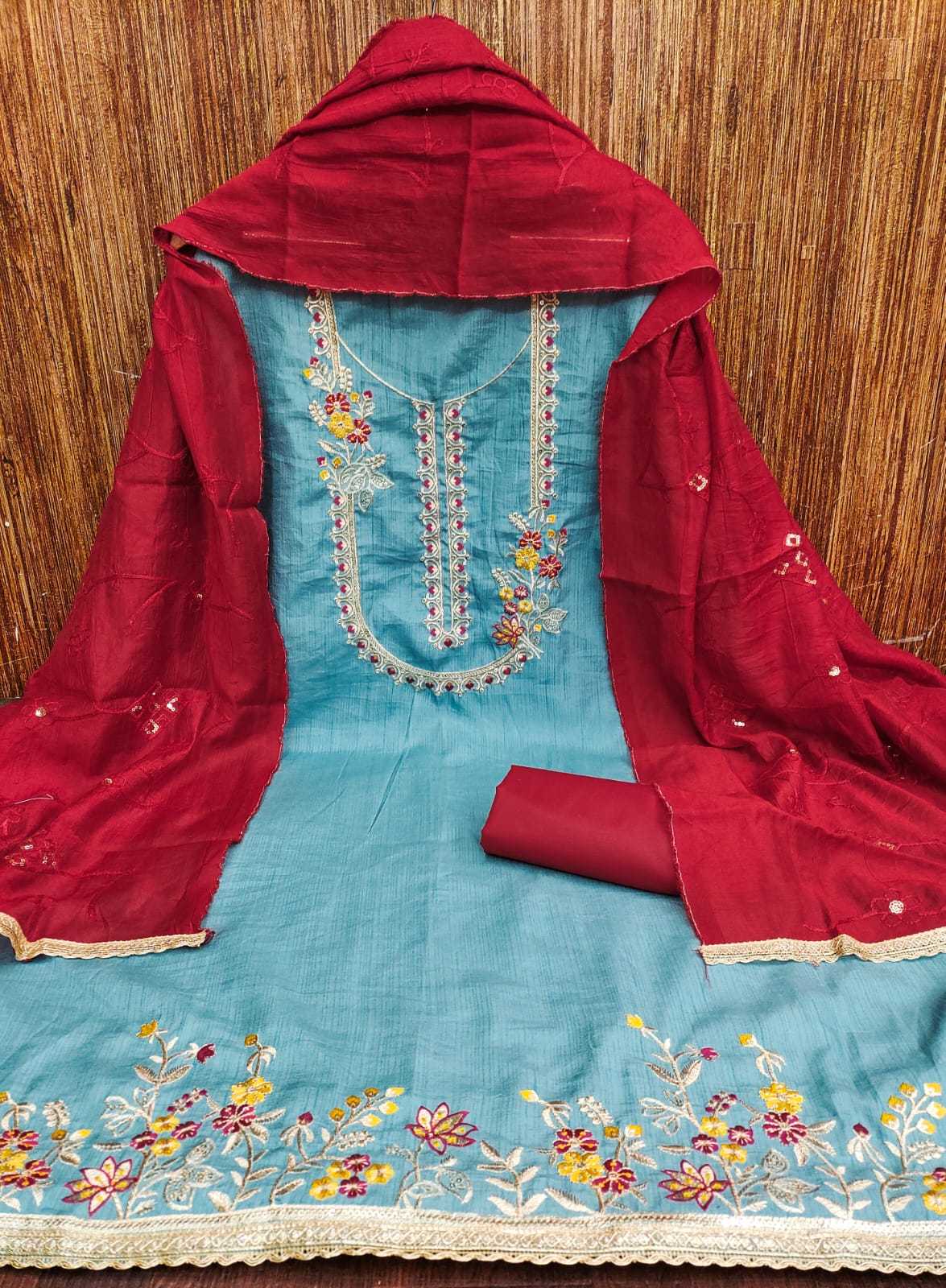 YNF Wholesale Fancy Unstitched Suits KESH648 1528 | Surat Manufacturer