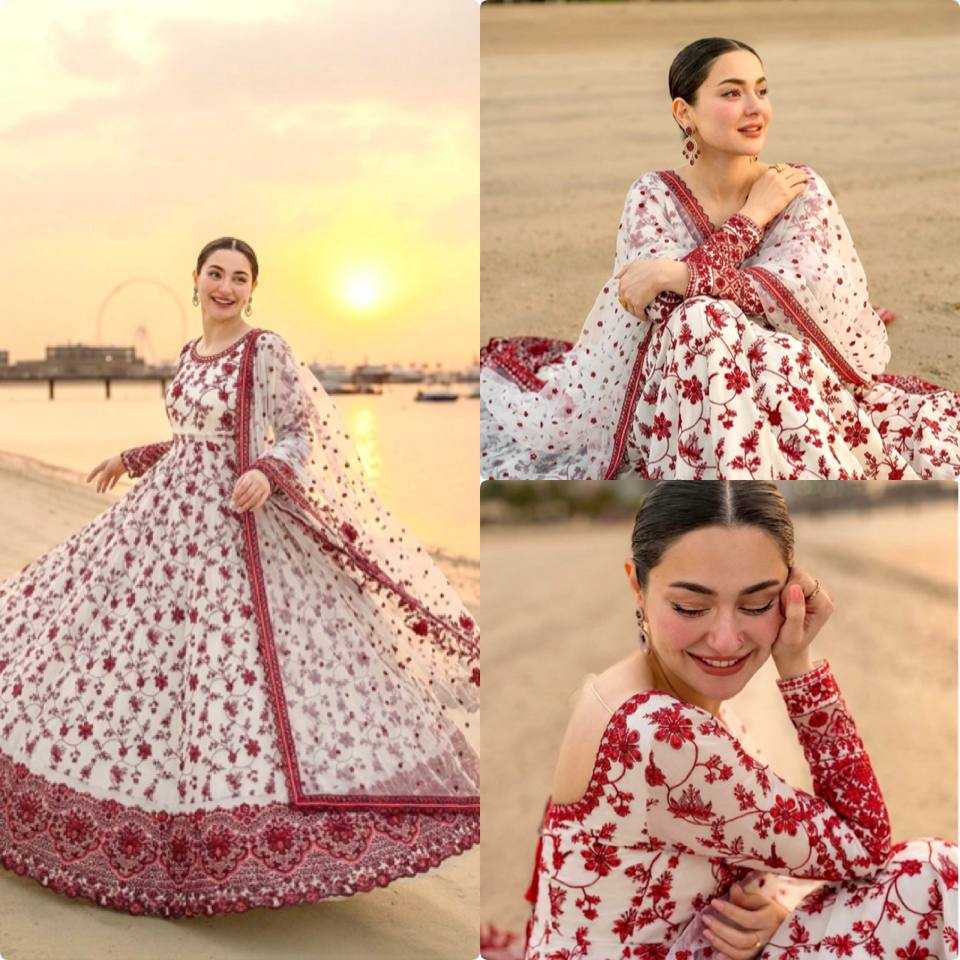 YNF Wholesale Faux Georgette Embroidery Gowns KESH141 227 | Surat Manufacturer