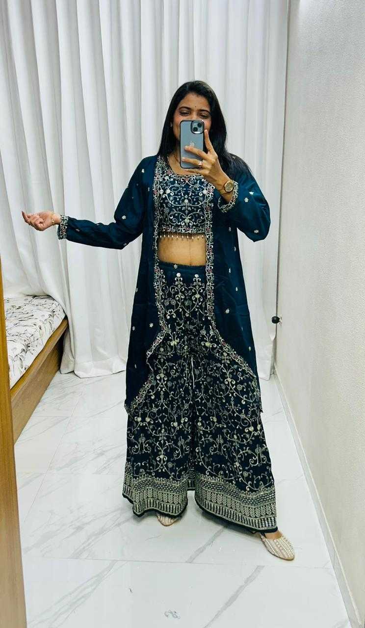YNF Wholesale Faux Georgette Embroidery Gowns KESH144 Lata | Surat Manufacturer