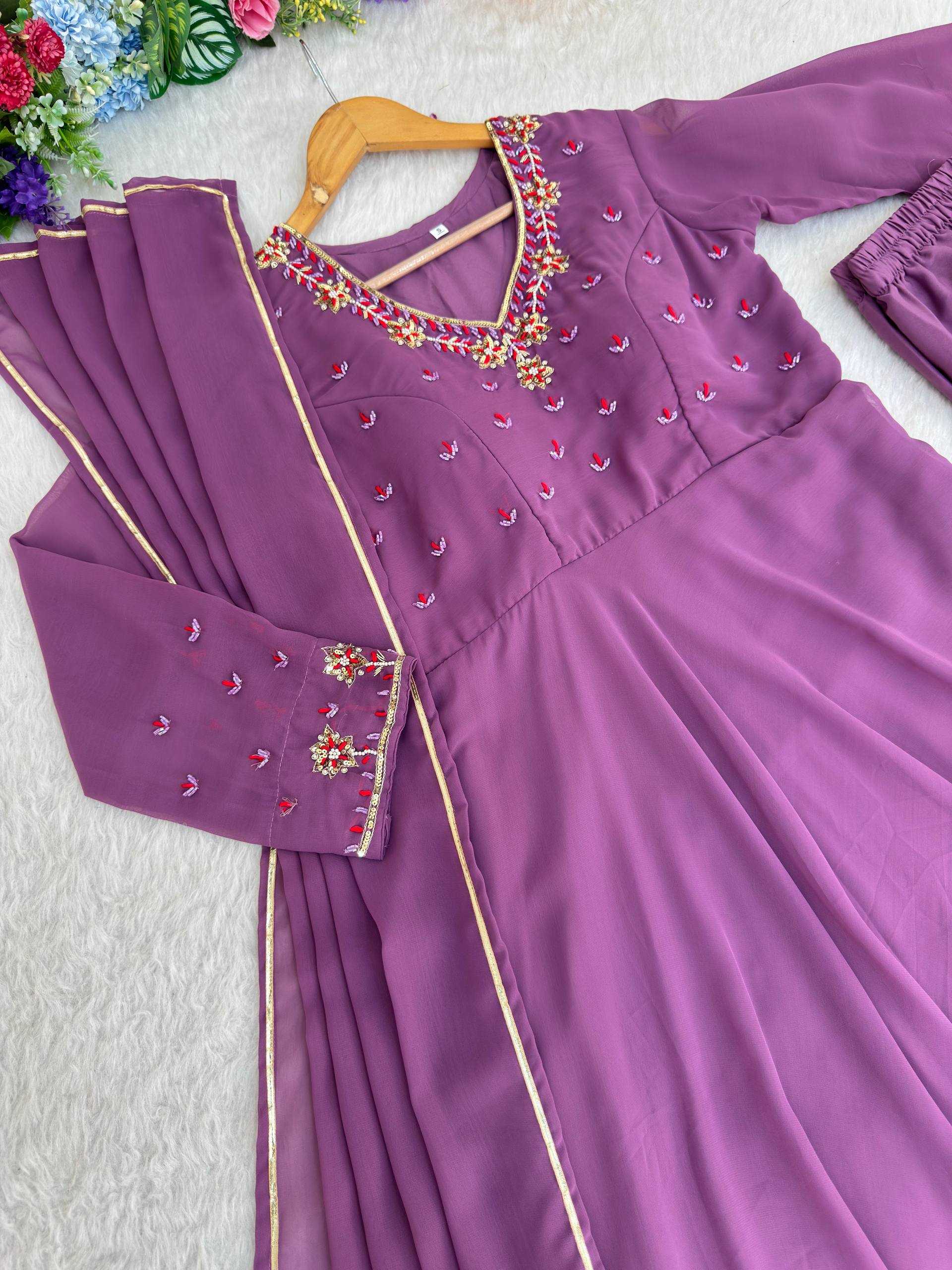 YNF Wholesale Faux Georgette Fancy Gowns KESH513 582 | Surat Manufacturer