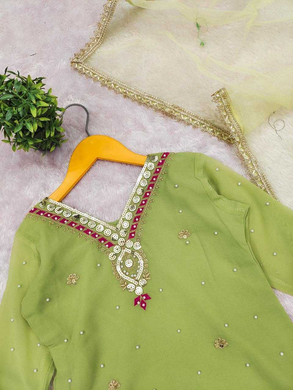 YNF Wholesale Faux Georgette Kids Sharara KESH703 TOP | Surat Manufacturer