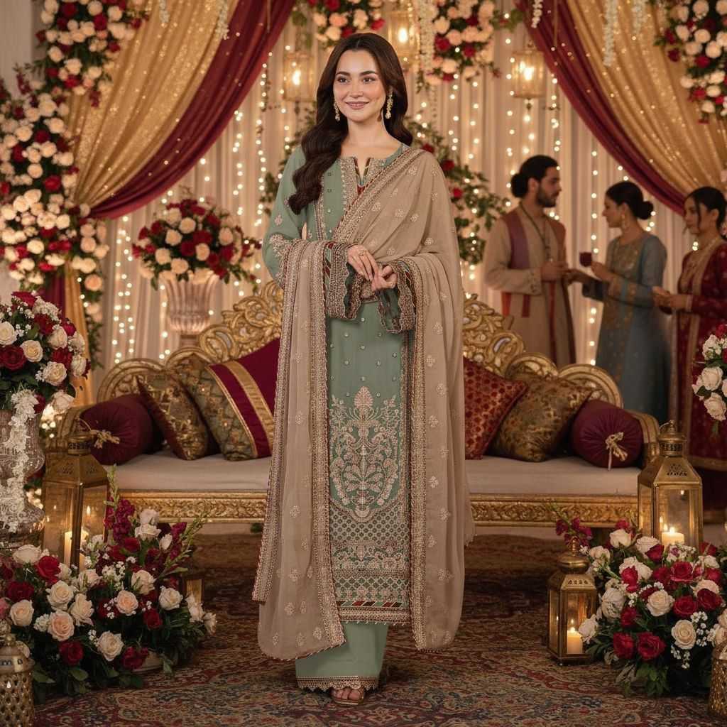 YNF Wholesale Faux Georgette Georgette Suit KESH745 1301 | Surat Manufacturer