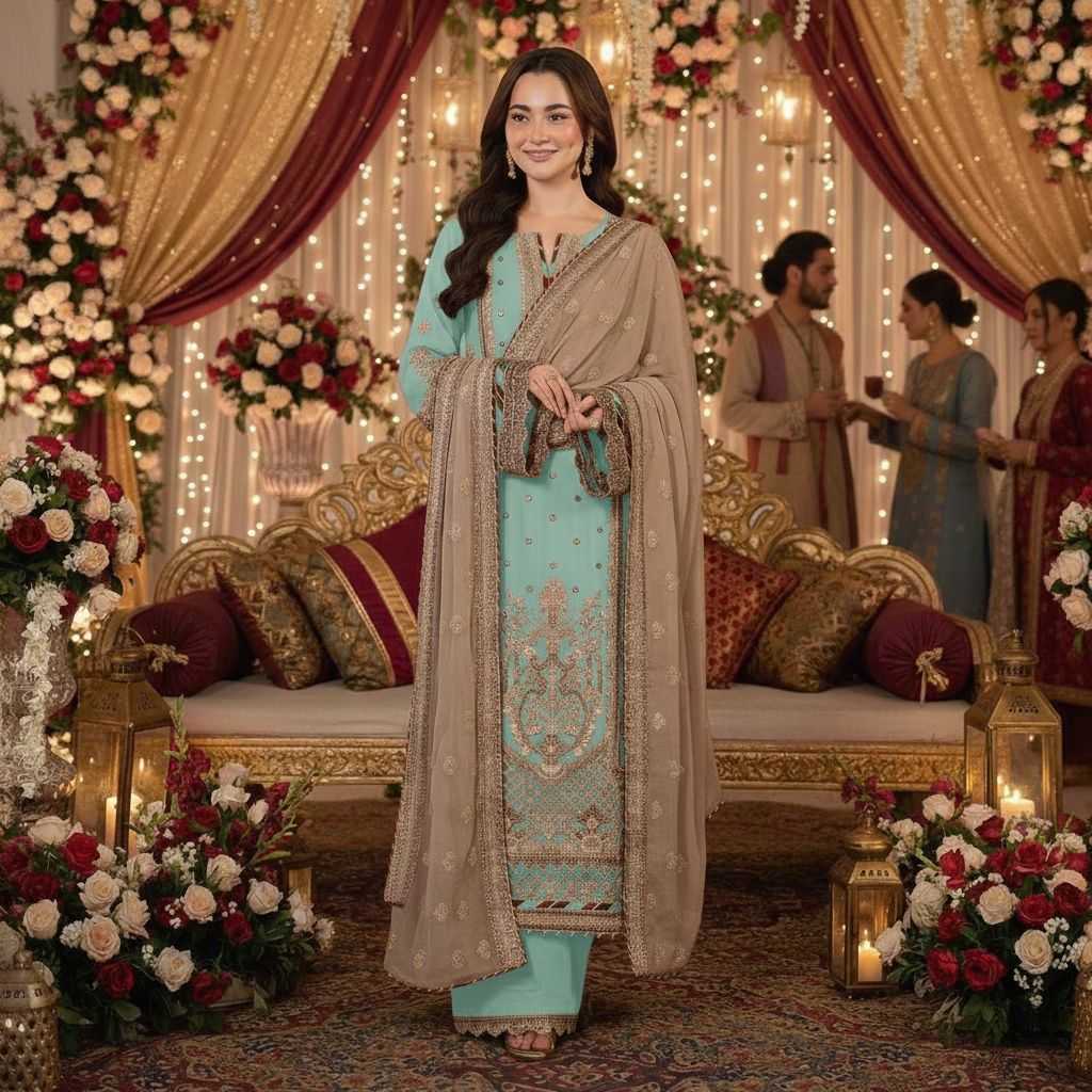 YNF Wholesale Faux Georgette Georgette Suit KESH745 1301 | Surat Manufacturer