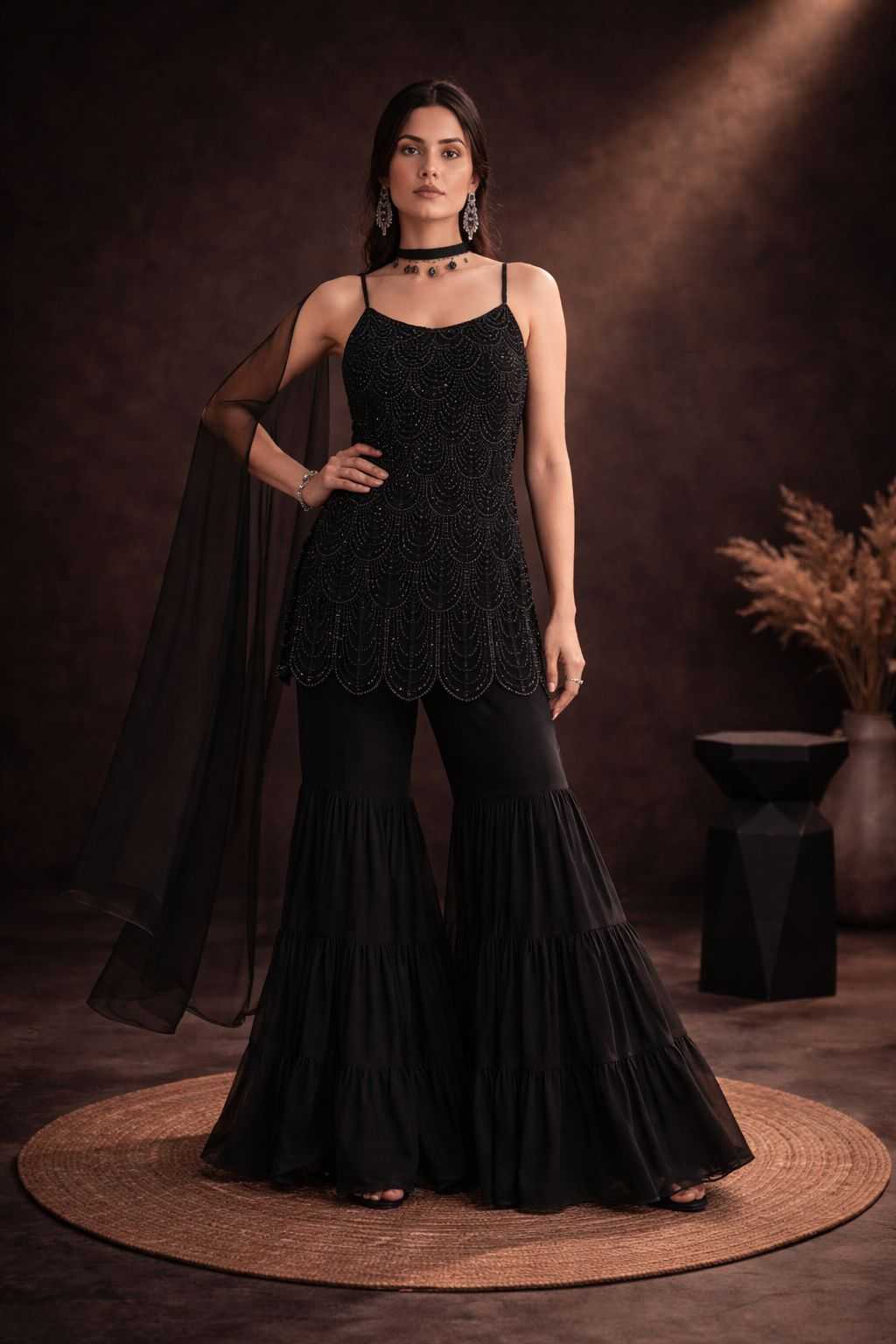 YNF Wholesale Faux Georgette Palazzo Suit KESH745 1313 | Surat Manufacturer