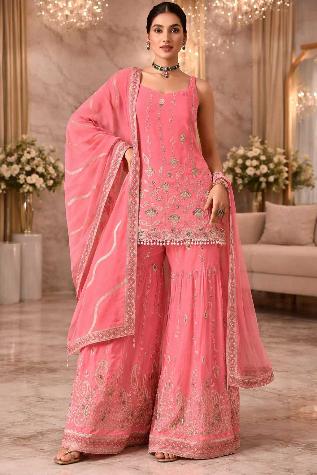 YNF Wholesale Faux Georgette Georgette Suit KESH745 1315 | Surat Manufacturer