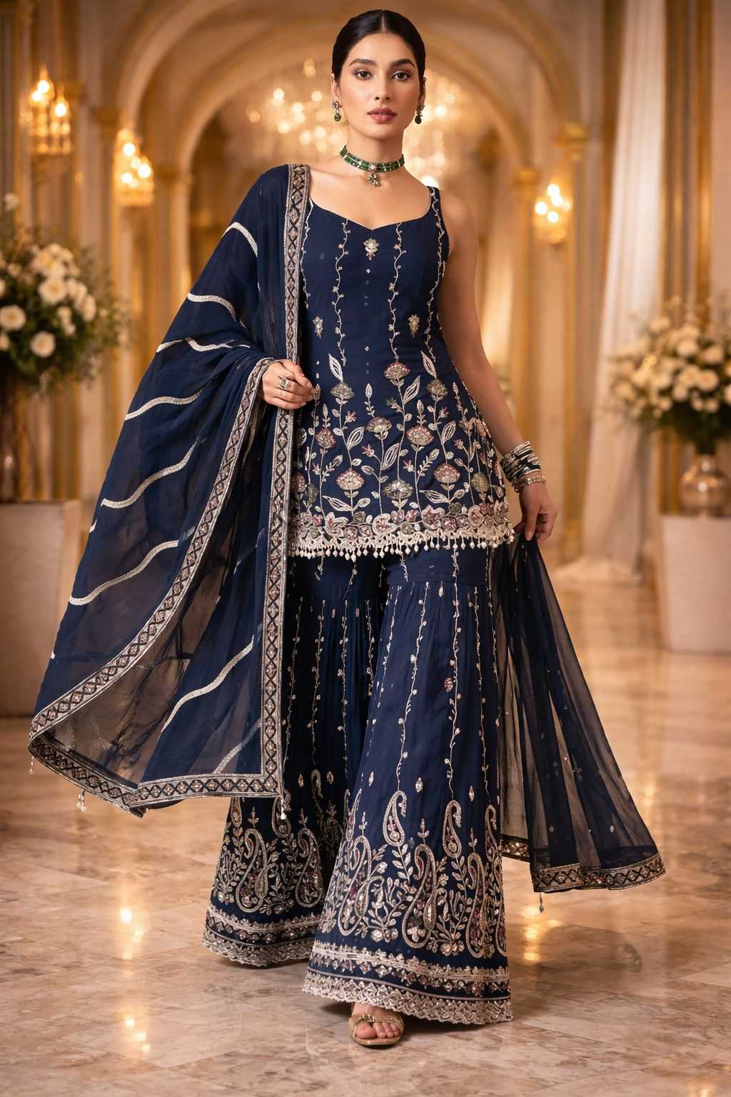 YNF Wholesale Faux Georgette Georgette Suit KESH745 1315 | Surat Manufacturer