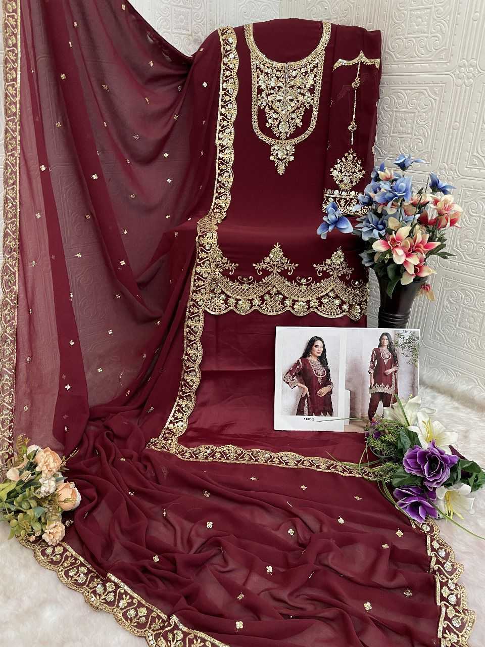 YNF Wholesale Faux Georgette Georgette Suit KESH745 5102 | Surat Manufacturer