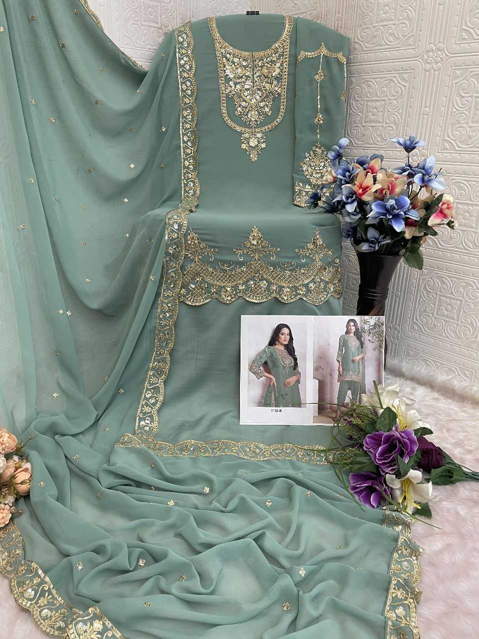 YNF Wholesale Faux Georgette Georgette Suit KESH745 5102 | Surat Manufacturer