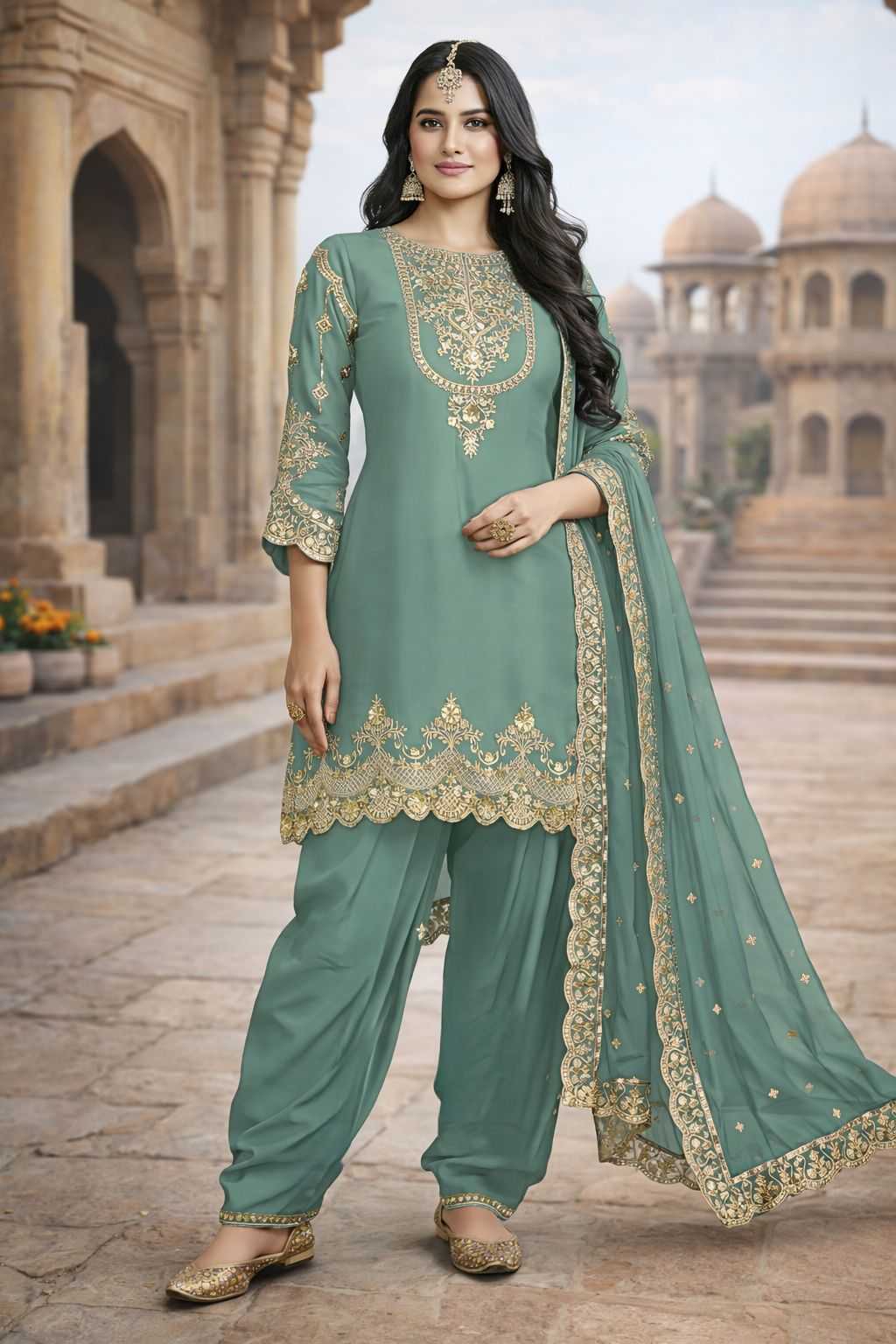 YNF Wholesale Faux Georgette Georgette Suit KESH745 5102 | Surat Manufacturer