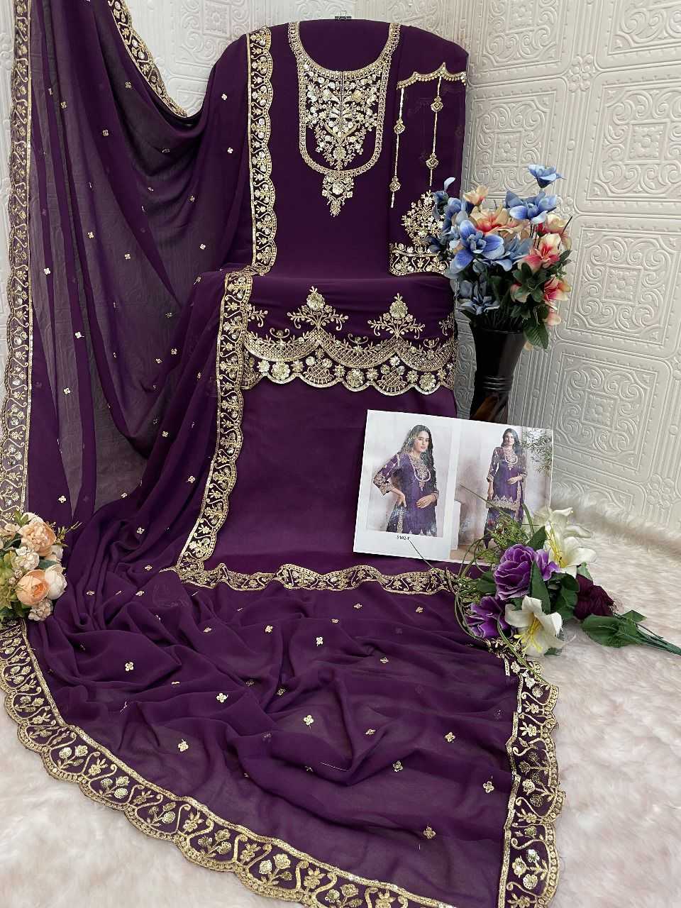 YNF Wholesale Faux Georgette Georgette Suit KESH745 5102 | Surat Manufacturer