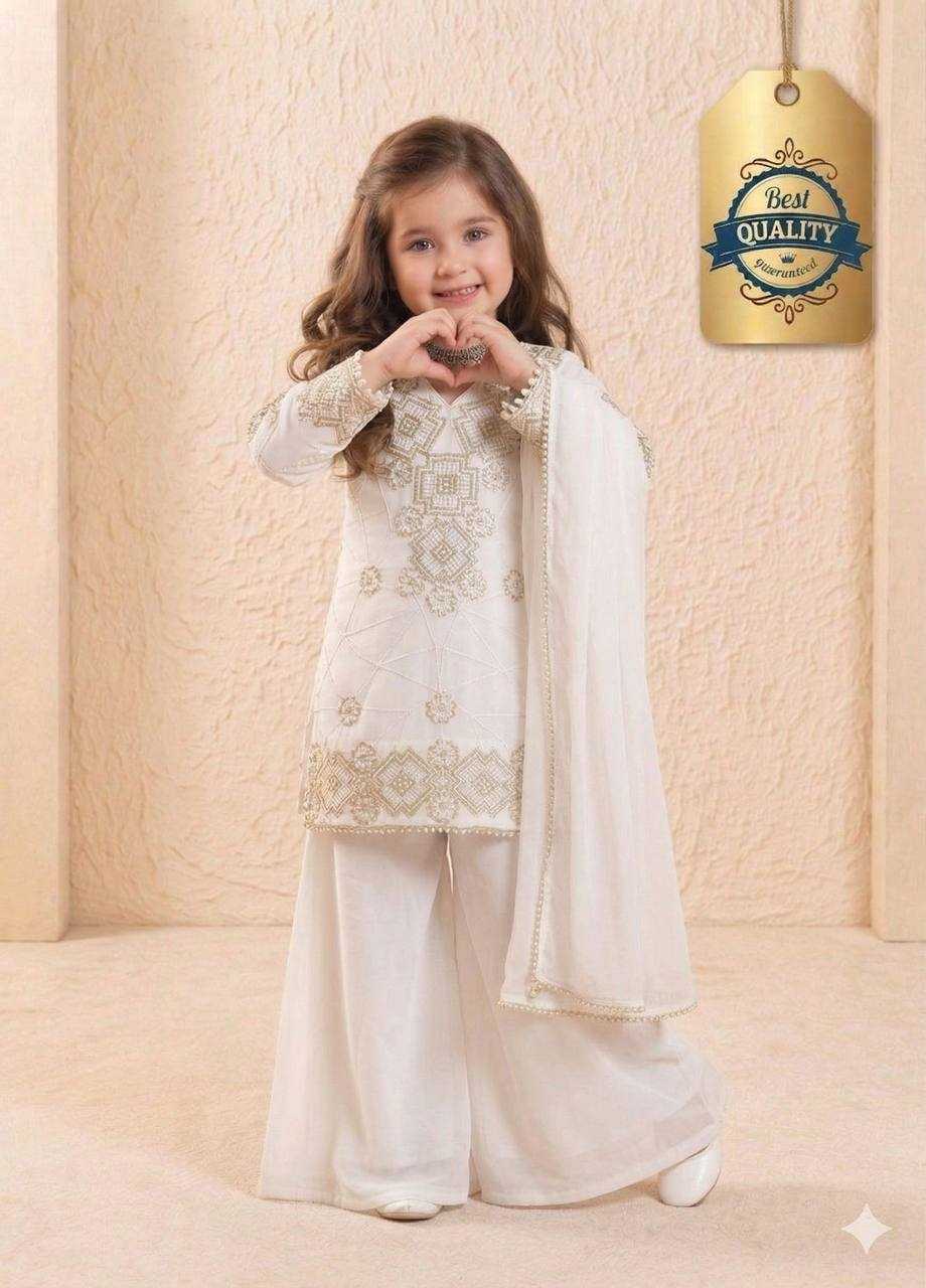 YNF Wholesale Faux Georgette Kids Top & Pant RIN234 247 | Surat Manufacturer