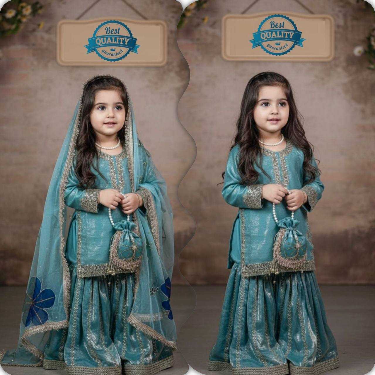 YNF Wholesale FENDY Kids Sharara RIN234 246 | Surat Manufacturer