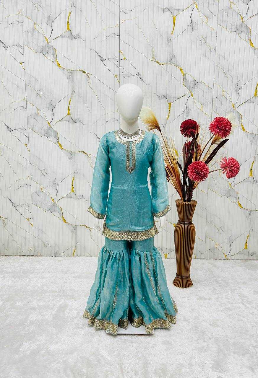 YNF Wholesale FENDY Kids Sharara RIN234 246 | Surat Manufacturer