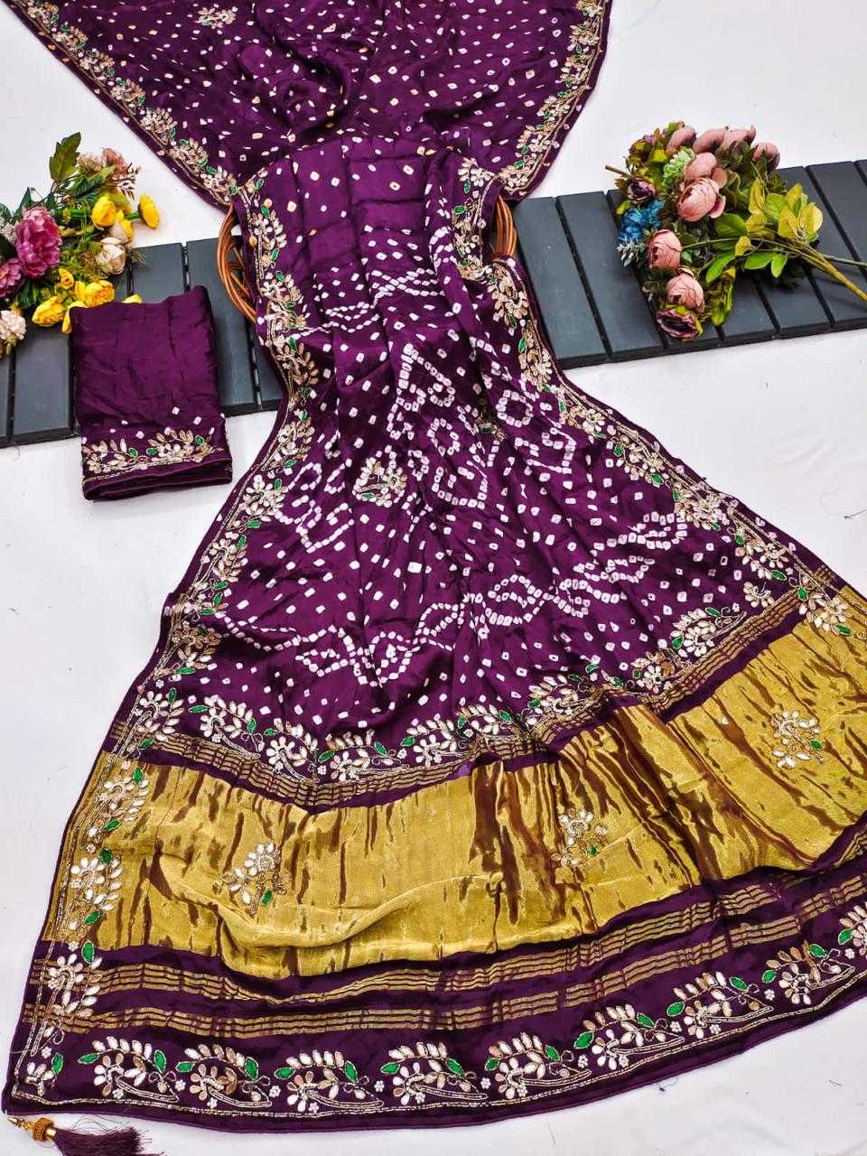 YNF Wholesale Gajji Silk Bandhani Bandhej Sarees KESH576 333 | Surat Manufacturer