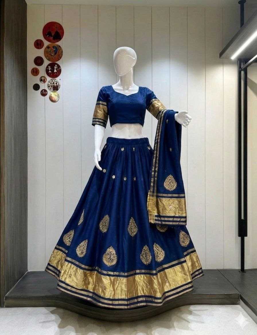 YNF Wholesale Gajji Silk Traditional Lehenga KESH711 sticker | Surat Manufacturer