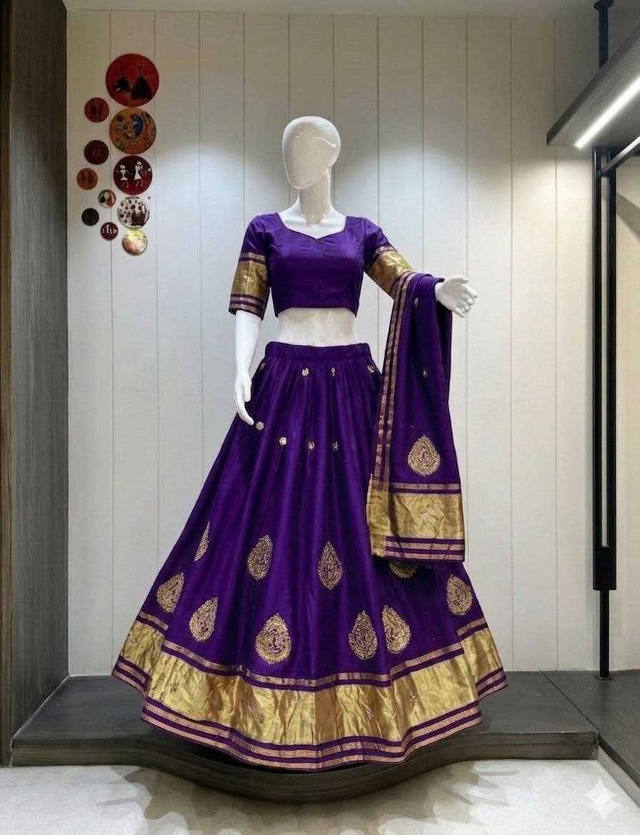 YNF Wholesale Gajji Silk Traditional Lehenga KESH711 sticker | Surat Manufacturer