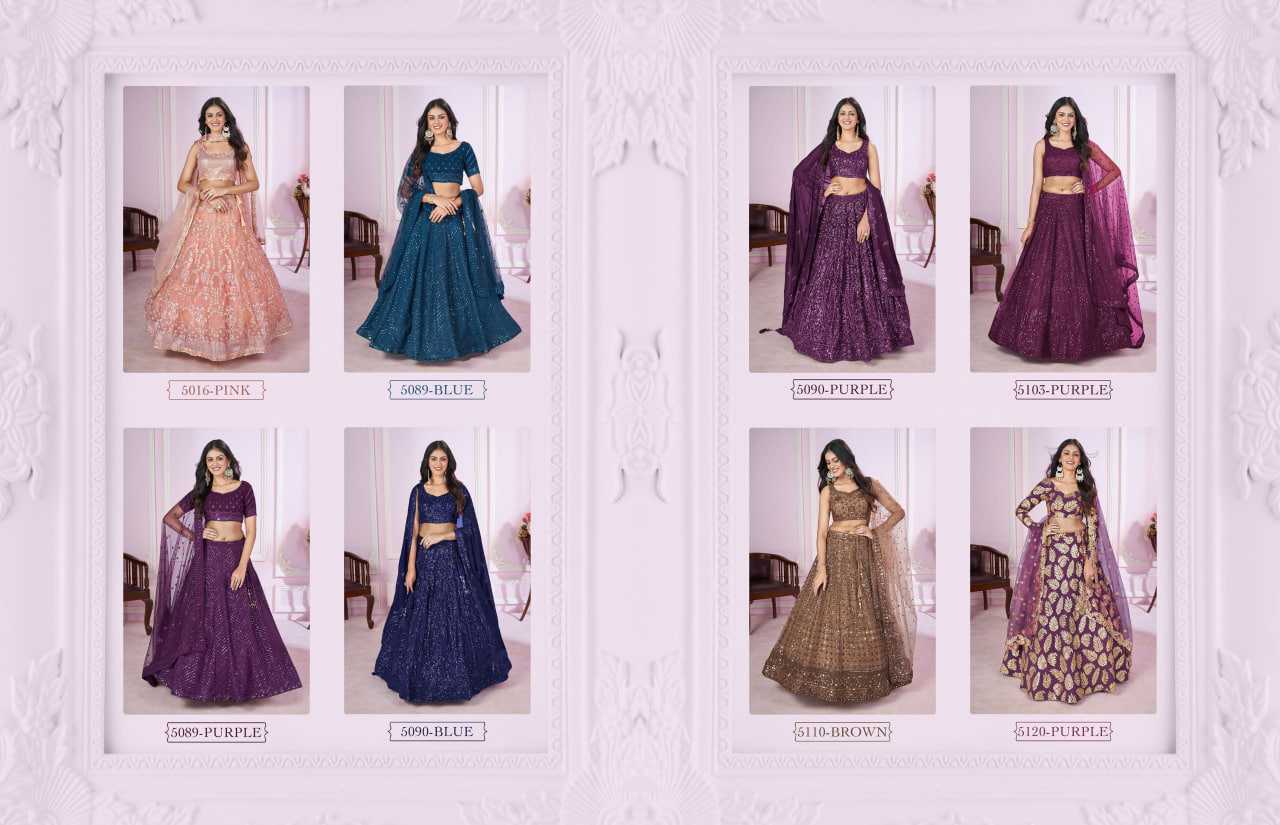 YNF Wholesale Georgette Embroidered Lehenga KESH113 Zeel Vamika | Surat Manufacturer