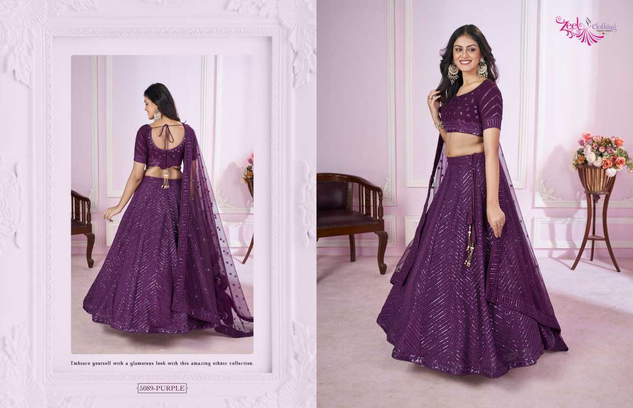 YNF Wholesale Georgette Embroidered Lehenga KESH113 Zeel Vamika | Surat Manufacturer