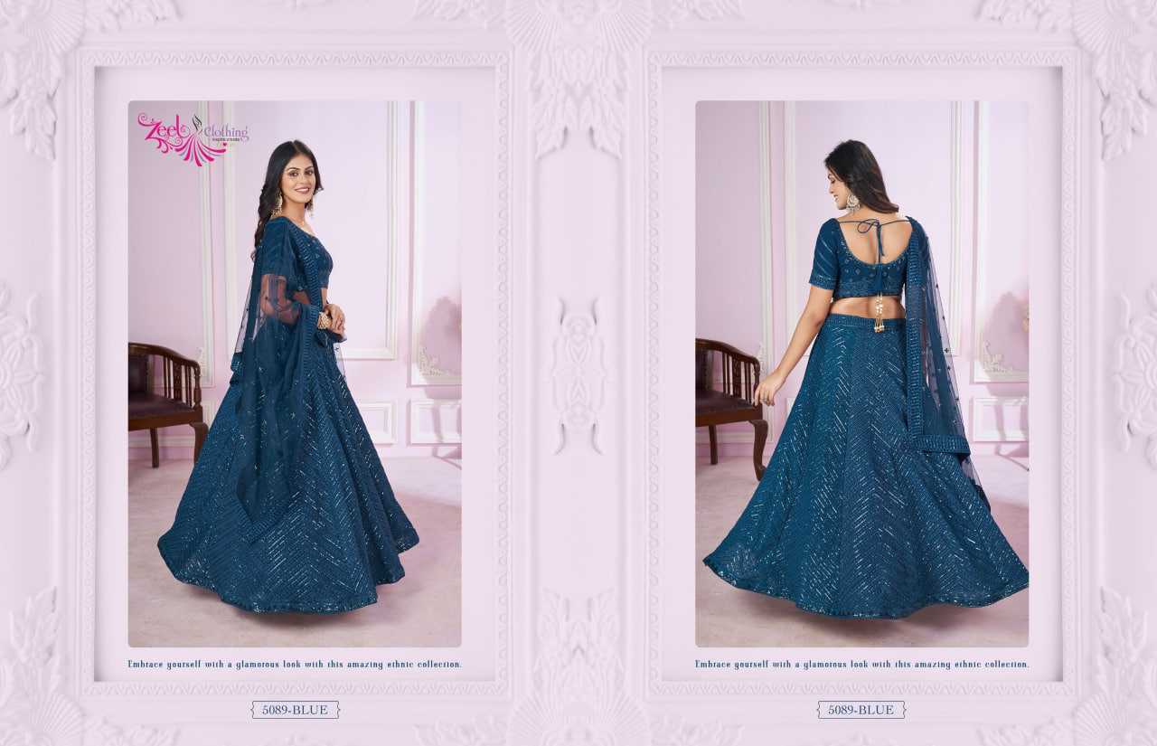 YNF Wholesale Georgette Embroidered Lehenga KESH113 Zeel Vamika | Surat Manufacturer
