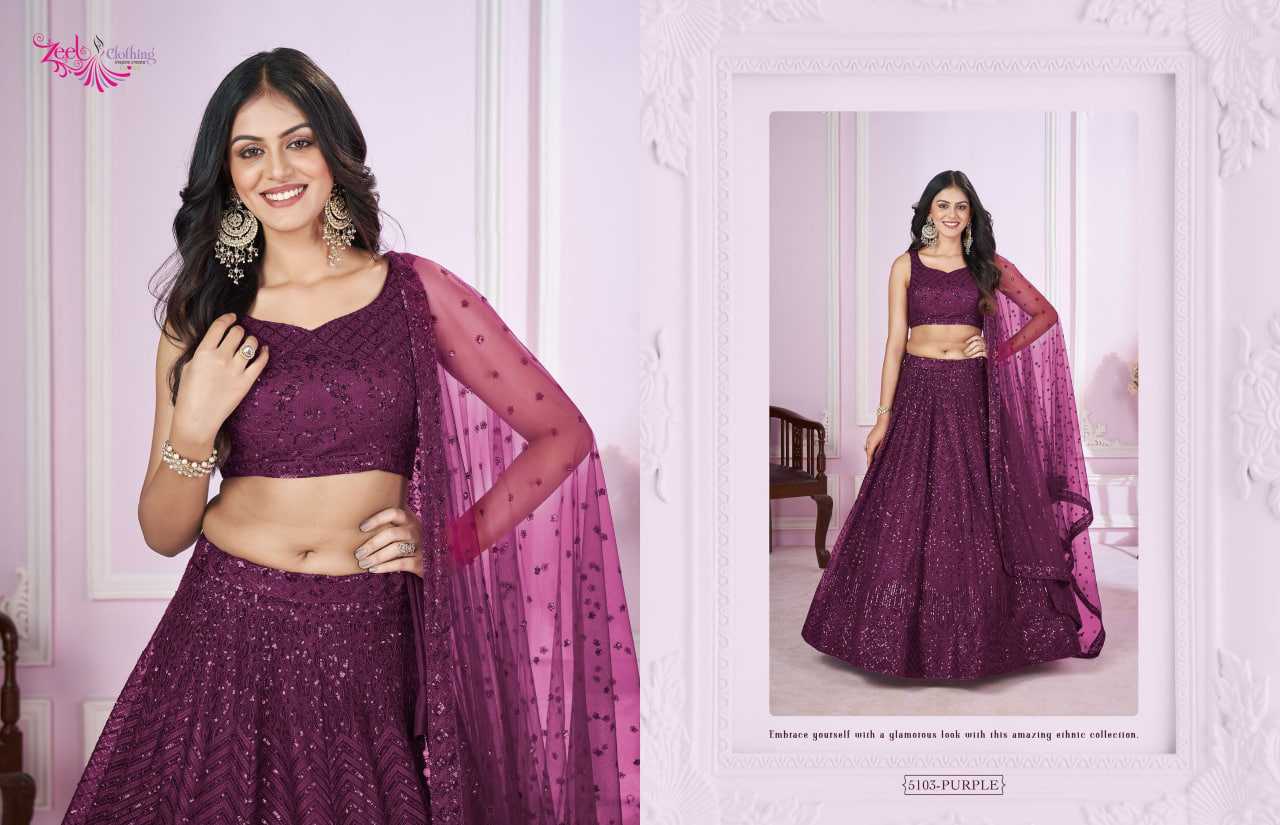 YNF Wholesale Georgette Embroidered Lehenga KESH113 Zeel Vamika | Surat Manufacturer