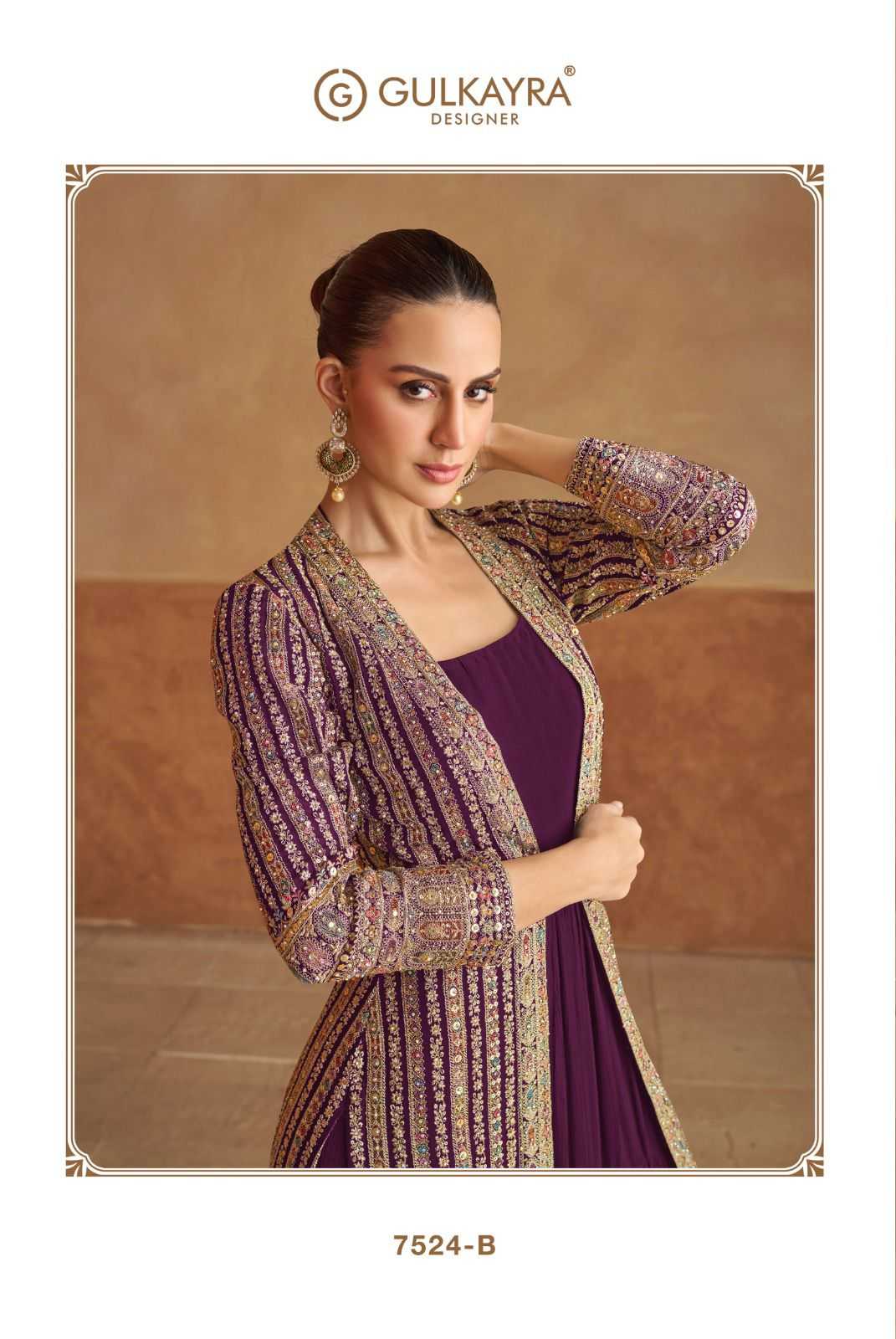 YNF Wholesale Georgette Embroidery Gowns KESH142 Gulkayra NABIYA | Surat Manufacturer
