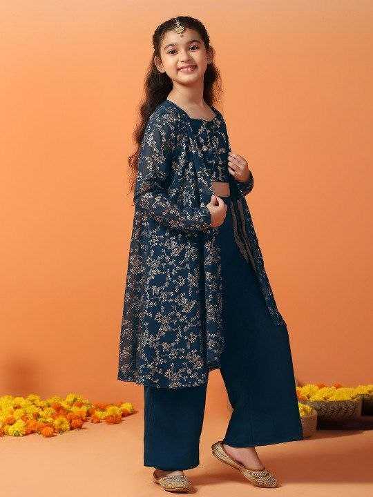 YNF Wholesale Georgette Kids Top & Pant KESH461 246 | Surat Manufacturer