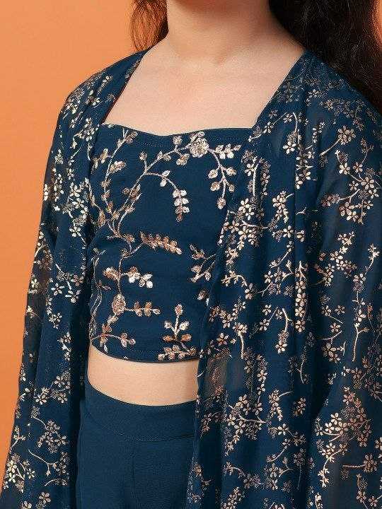 YNF Wholesale Georgette Kids Top & Pant KESH461 246 | Surat Manufacturer
