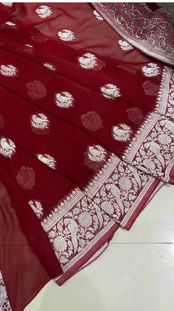 YNF Wholesale Georgette Party Wear Sarees KESH484 026 | Surat Manufacturer