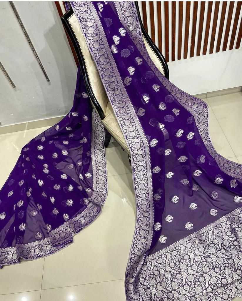 YNF Wholesale Georgette Party Wear Sarees KESH484 026 | Surat Manufacturer