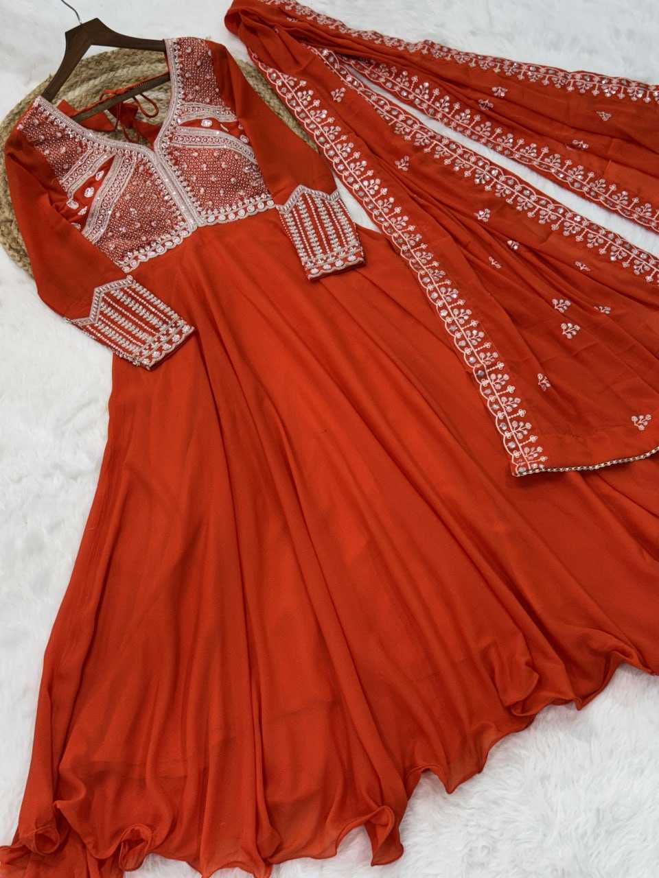 YNF Wholesale Georgette Fancy Gowns KESH491 9313 | Surat Manufacturer
