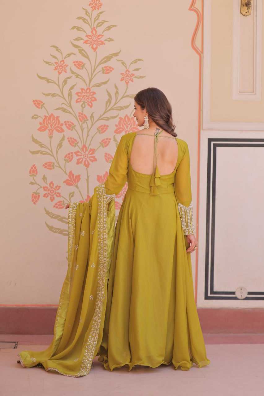 YNF Wholesale Georgette Fancy Gowns KESH491 9313 | Surat Manufacturer
