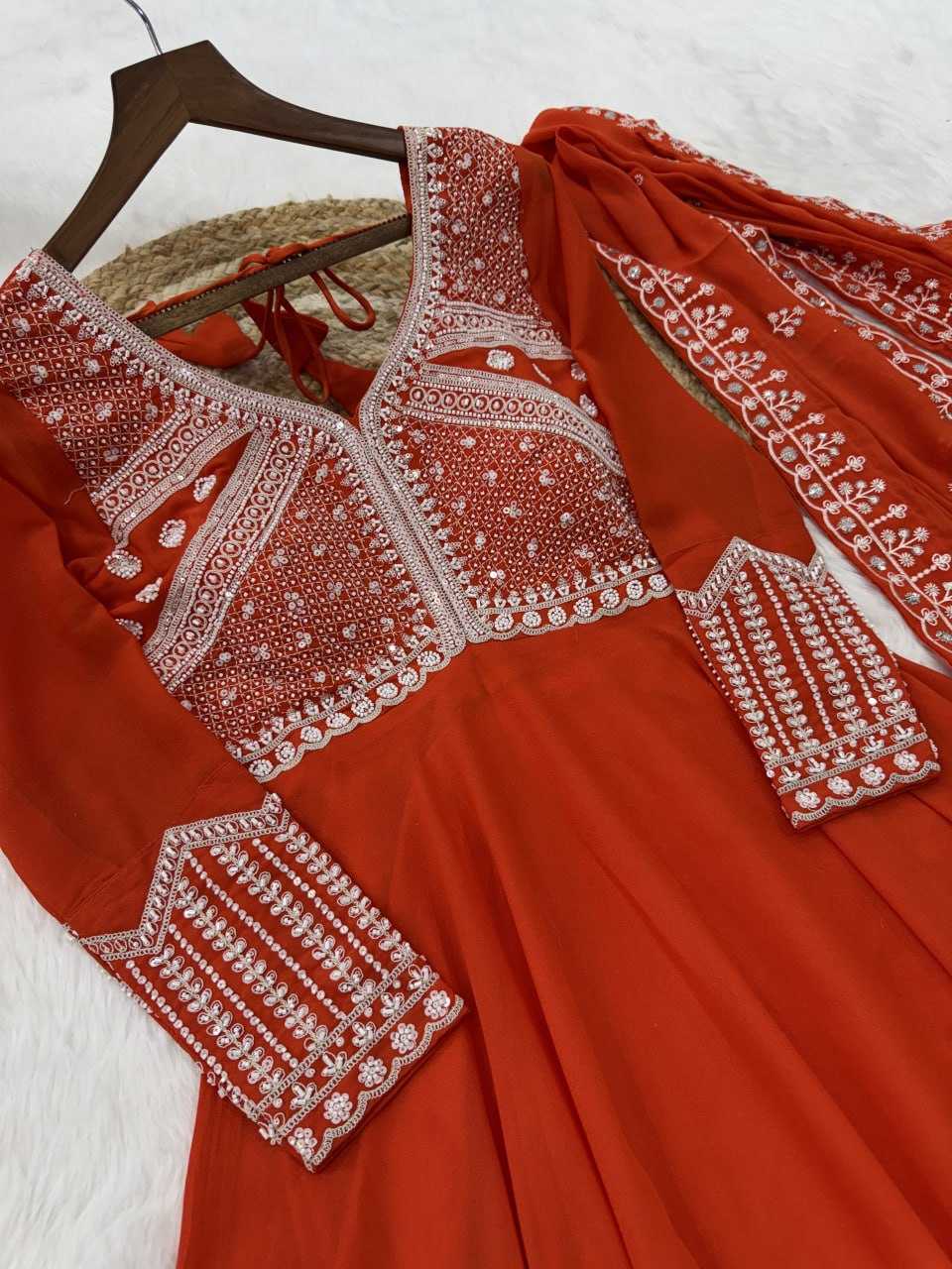 YNF Wholesale Georgette Fancy Gowns KESH491 9313 | Surat Manufacturer