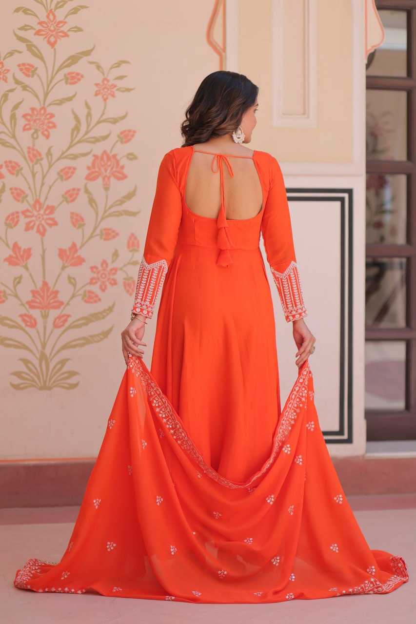 YNF Wholesale Georgette Fancy Gowns KESH491 9313 | Surat Manufacturer