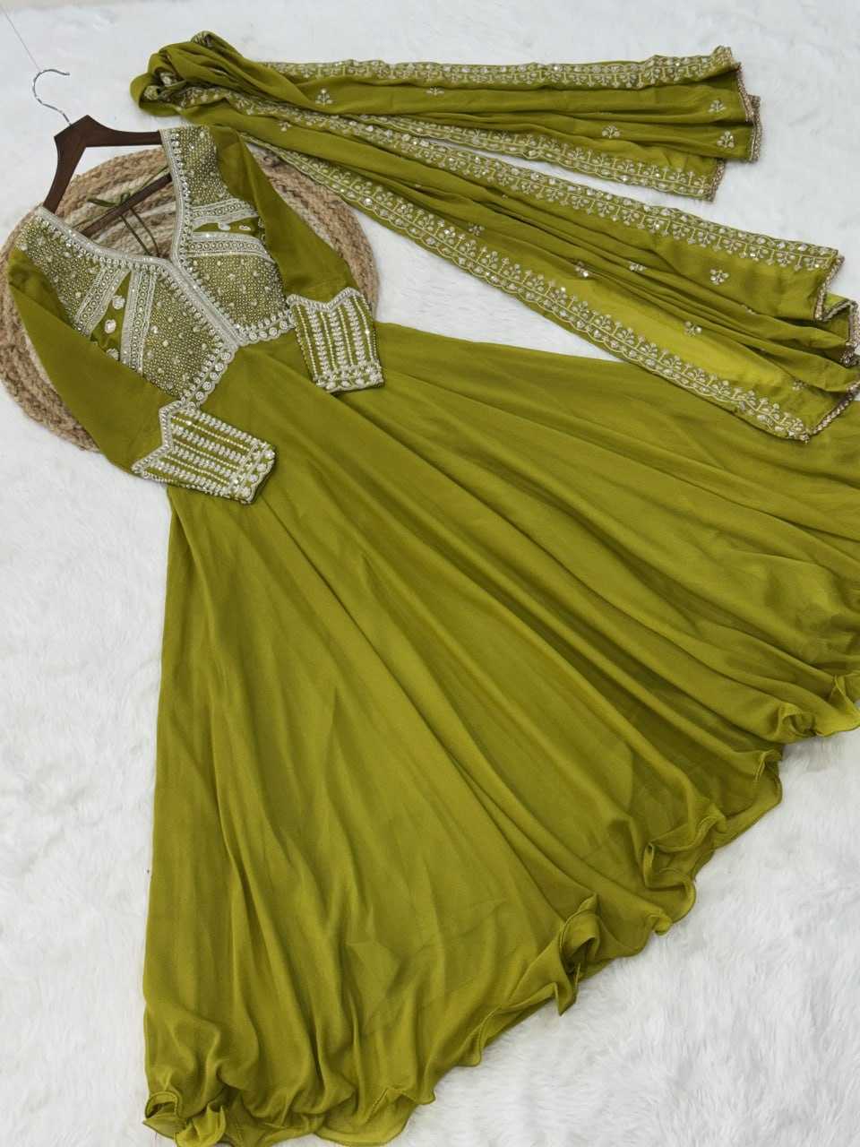 YNF Wholesale Georgette Fancy Gowns KESH491 9313 | Surat Manufacturer