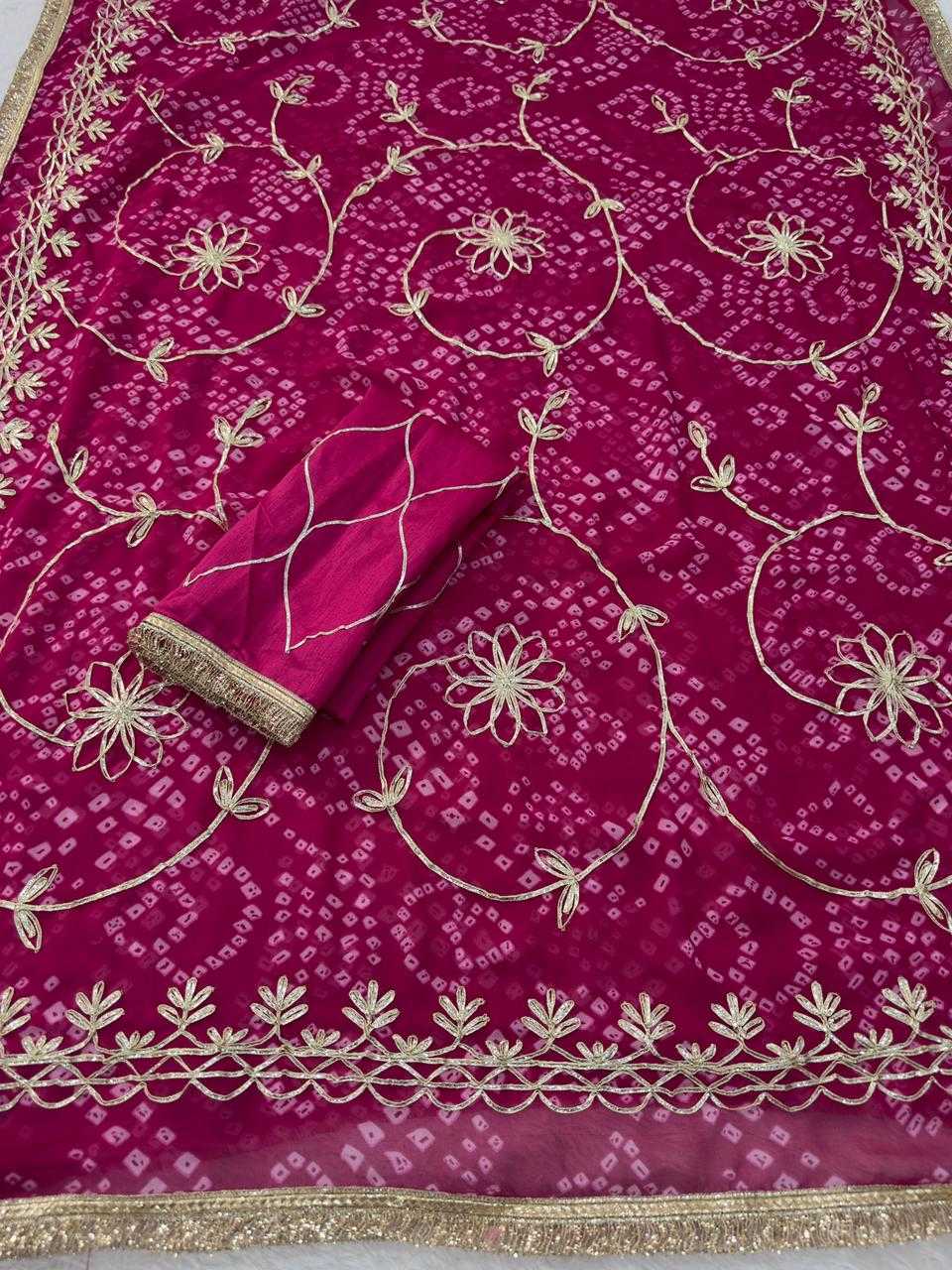 YNF Wholesale Georgette Embroidered Sarees KESH511 1086 | Surat Manufacturer