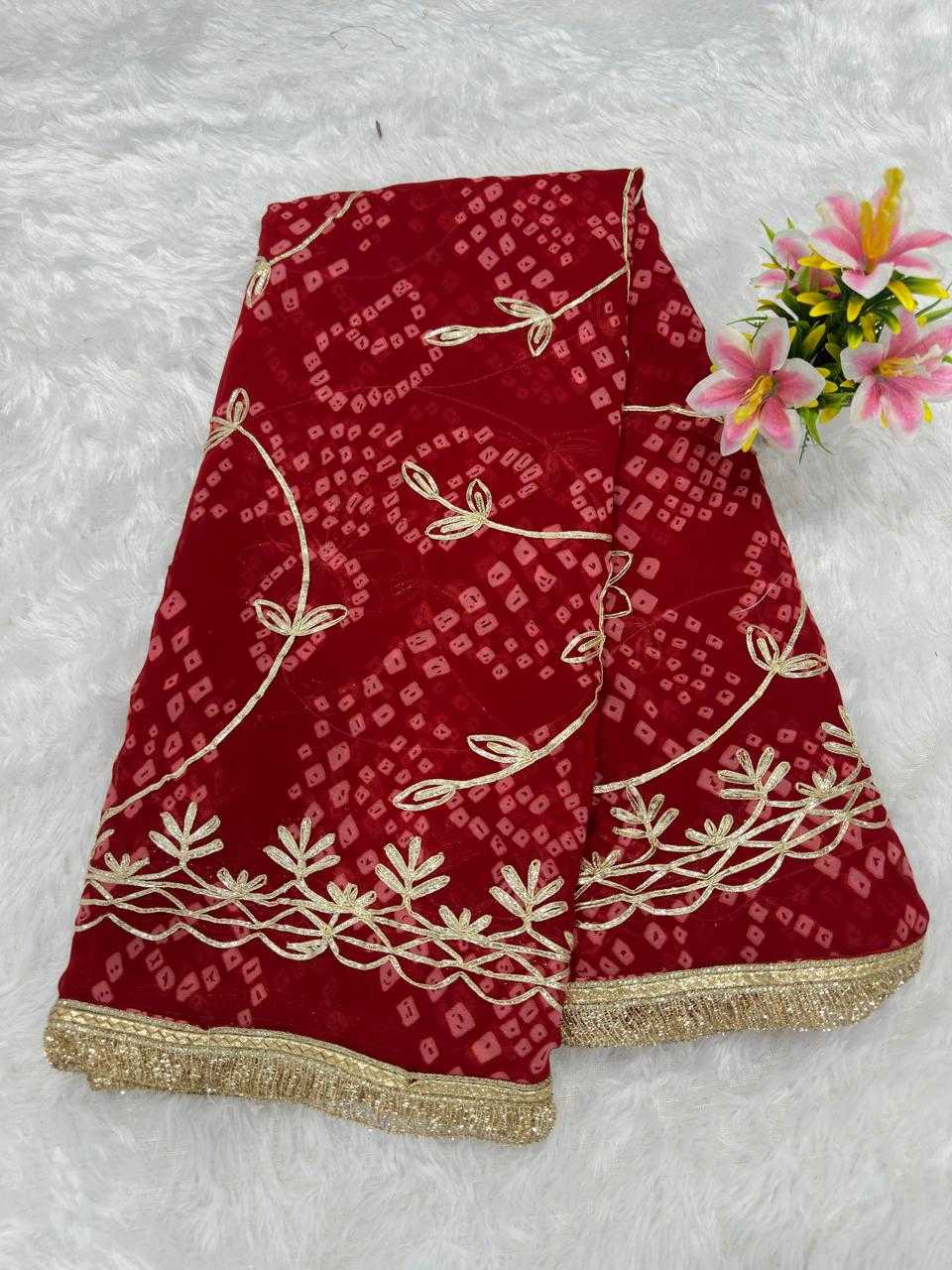 YNF Wholesale Georgette Embroidered Sarees KESH511 1086 | Surat Manufacturer