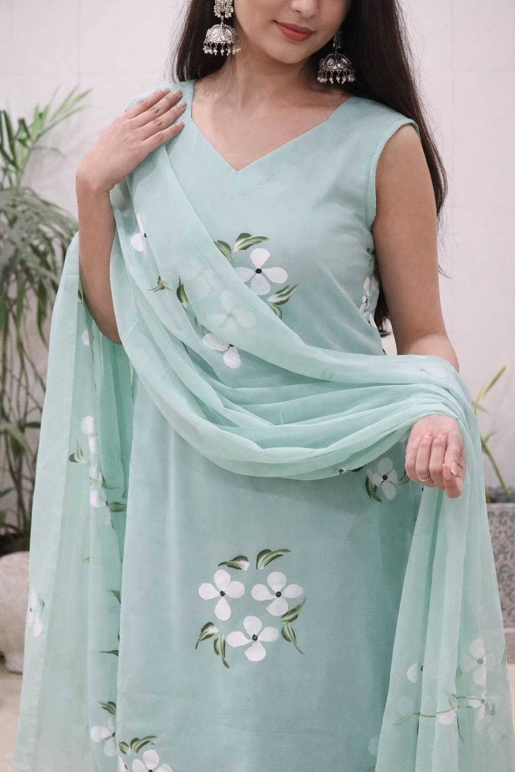 YNF Wholesale Georgette Designer Kurtis KESH522 119 | Surat Manufacturer