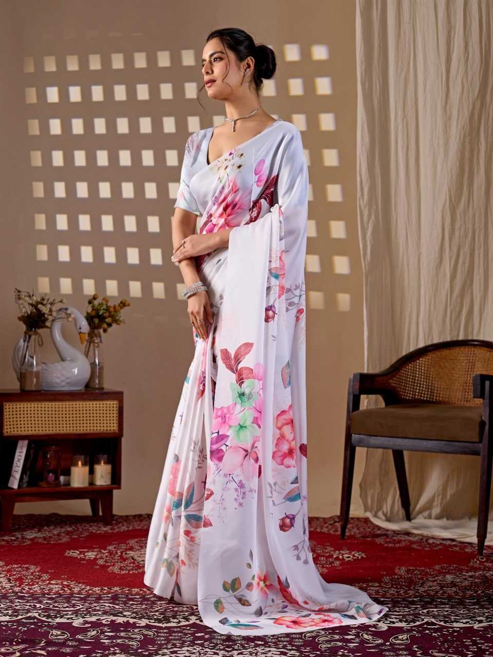 YNF Wholesale Georgette Fancy Sarees KESH522 AB:- 2022 | Surat Manufacturer